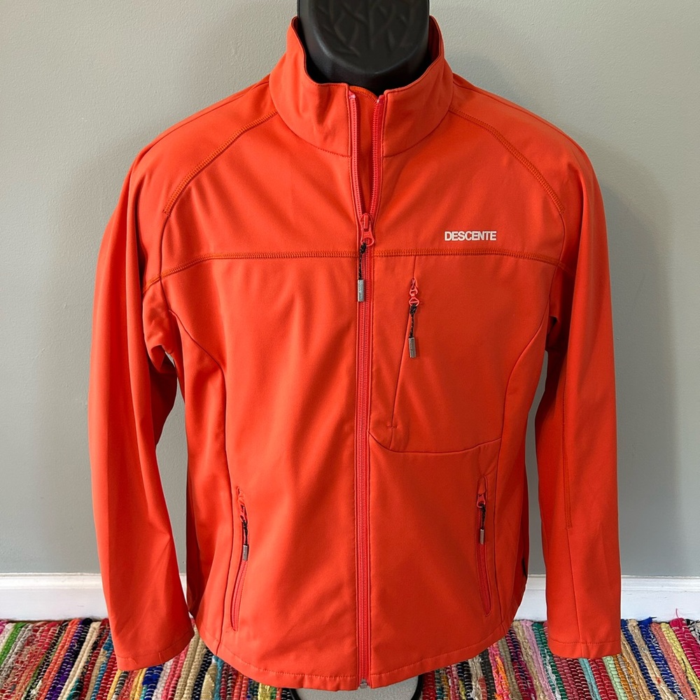 NEW Descente Ski Jacket Orange Womens Size 12 Large